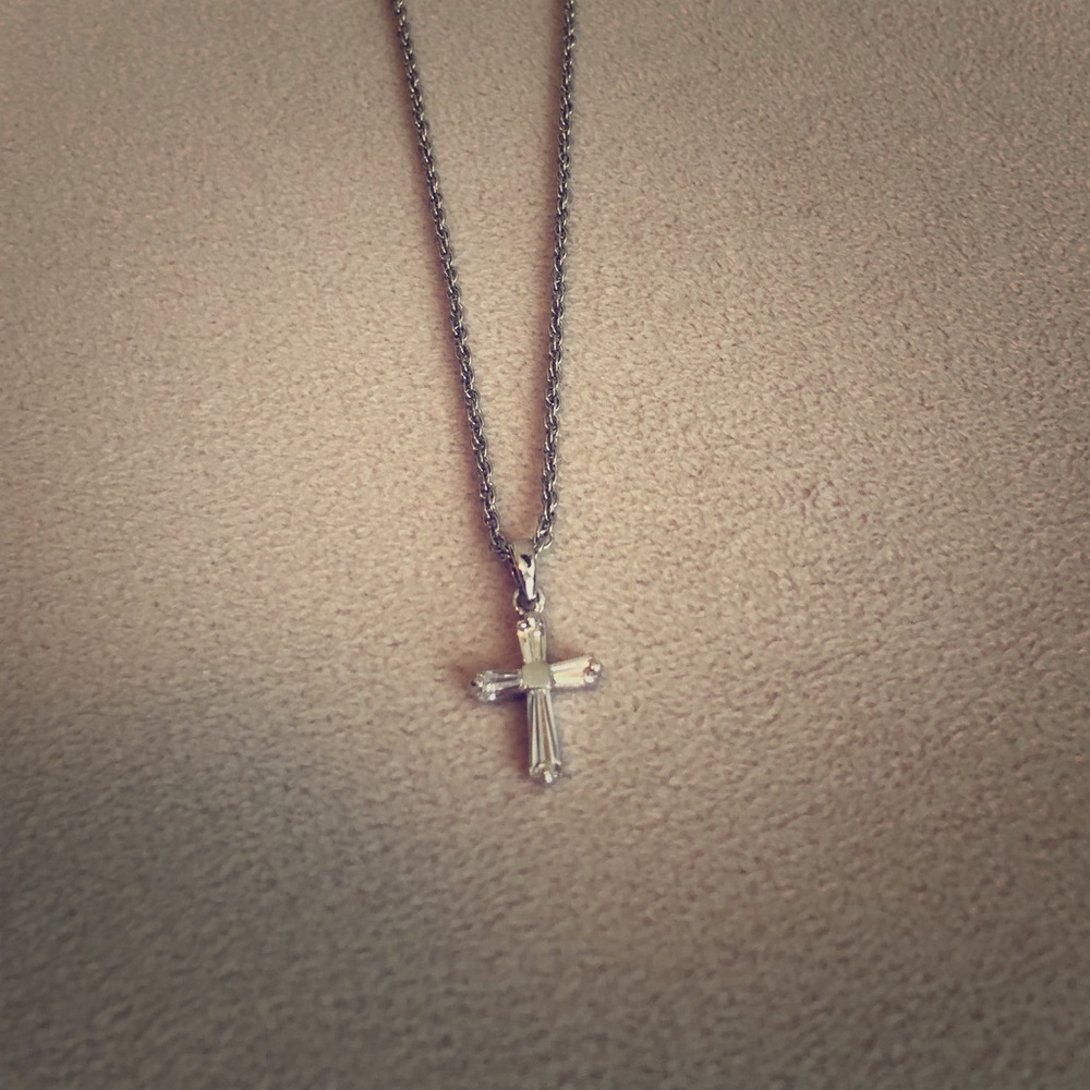Lia Sophia cross necklace